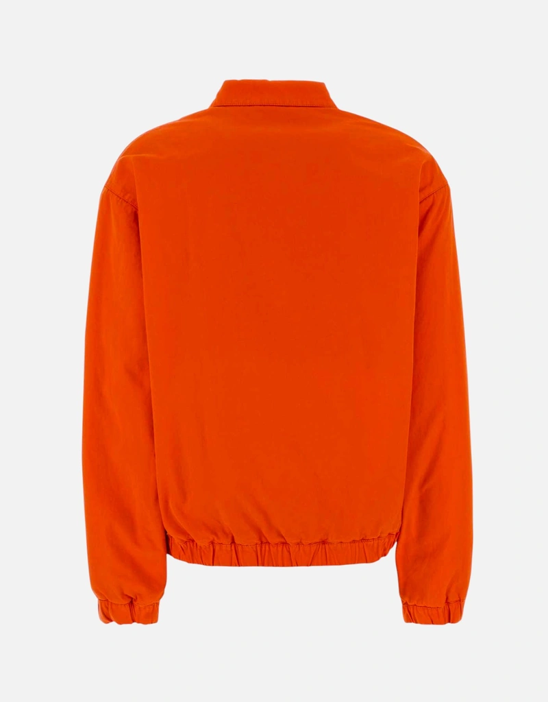 Miu Miu Orange Cotton Bomber Jacket (All New In) IFCHIC.COM