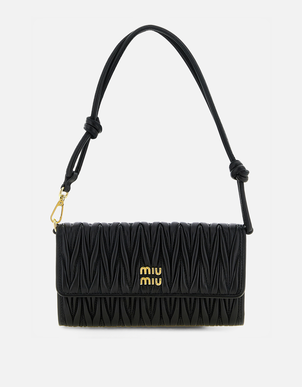 Miu Miu Wallet On Chain Nappa Matelassé () IFCHIC.COM