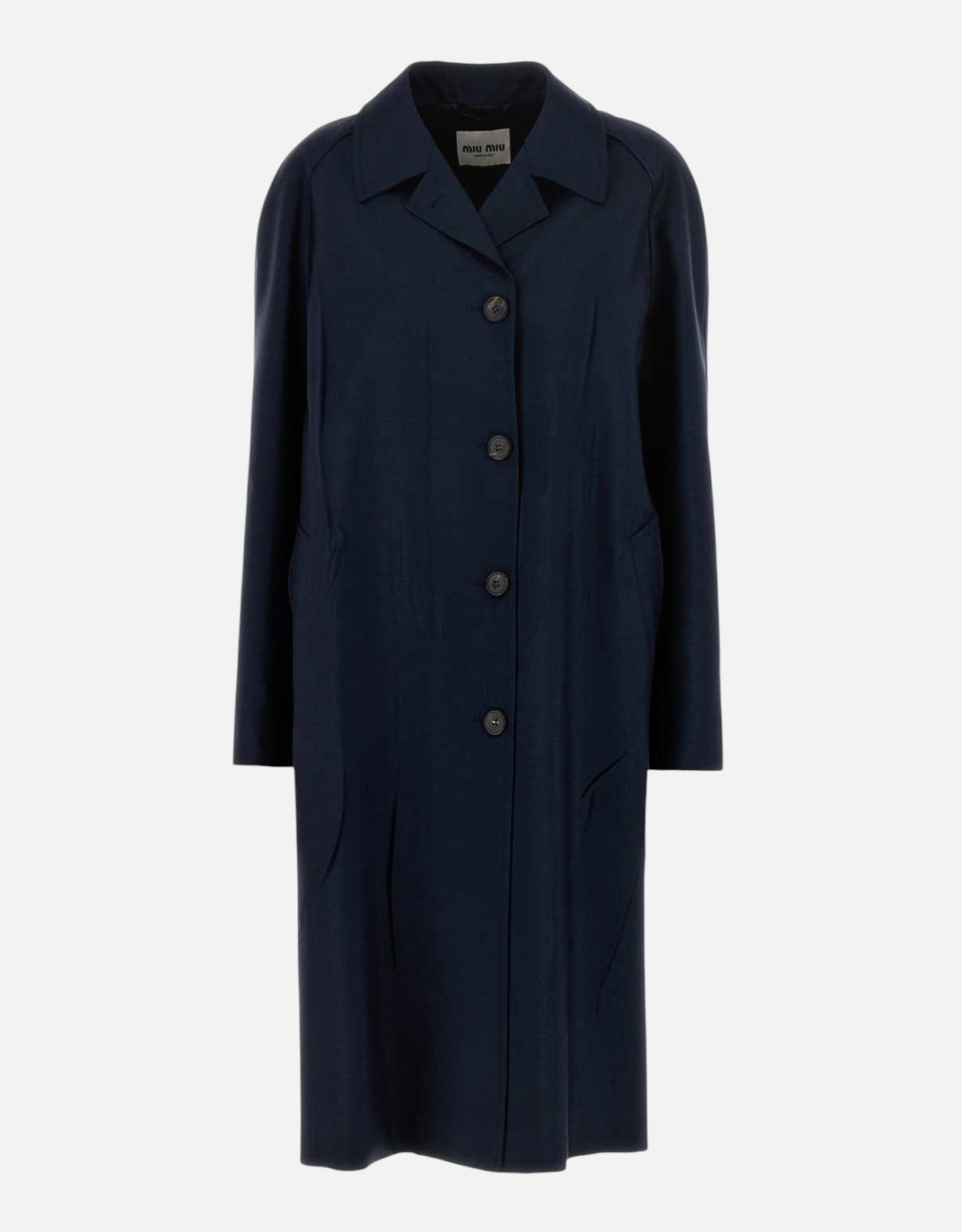 Miu Miu モヘヤバージンウールオーバーサイズコート () IFCHIC.COM