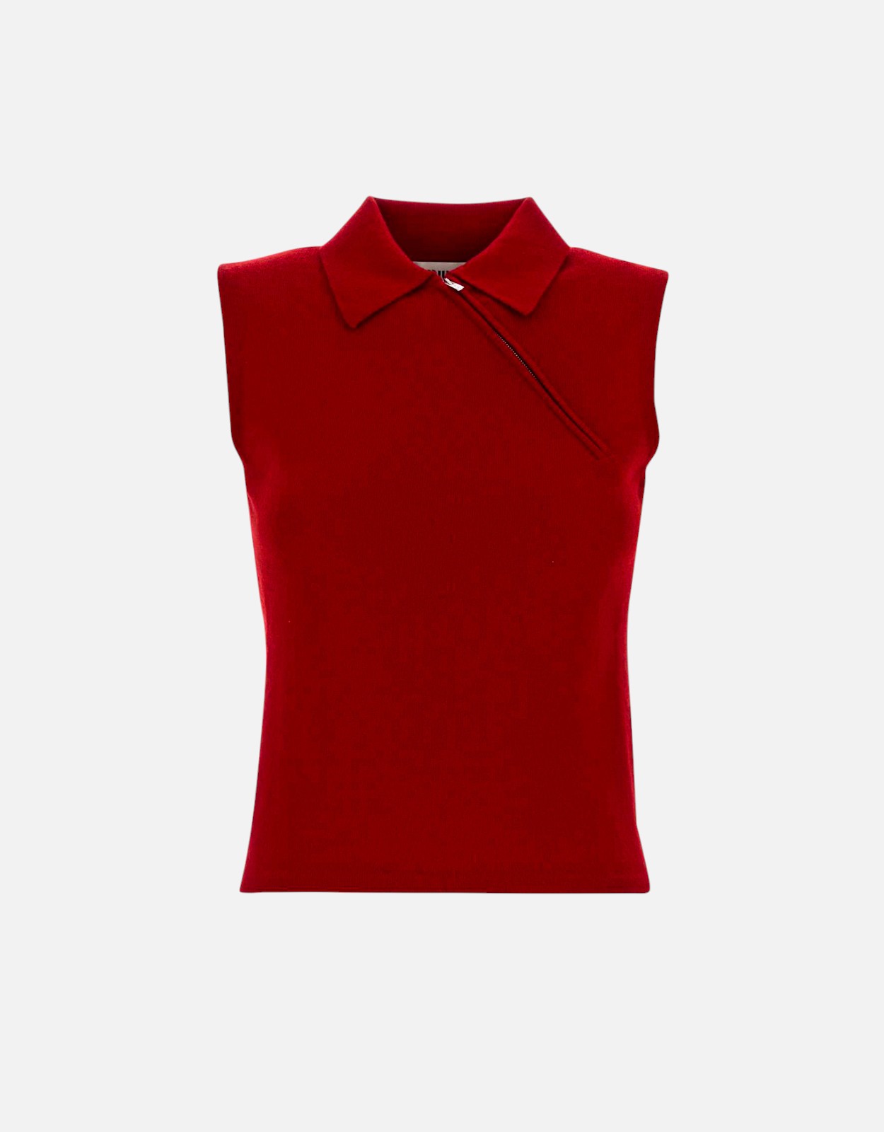 Miu Miu ノースリーブカシミヤポロシャツ (すべての新品) IFCHIC.COM