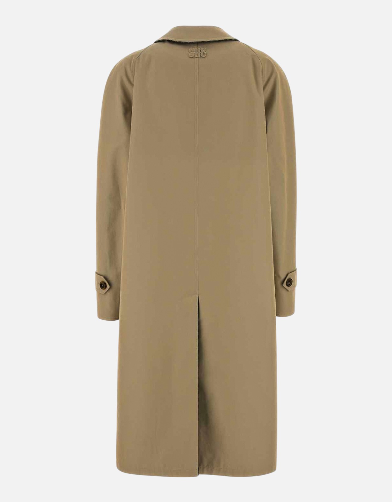 Miu Miu リバーシブルツイルとチェックトレンチコート (すべての新品