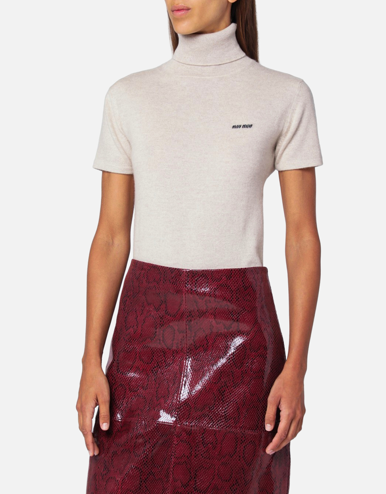 Miu Miu カシミヤタートルネックセーター (トップス) IFCHIC.COM