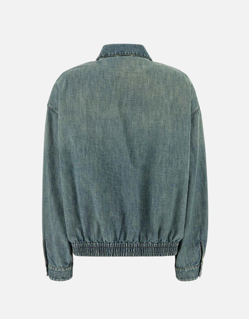 Miu Miu シャンブレーブラウゾンジャケット (すべての新品) IFCHIC.COM