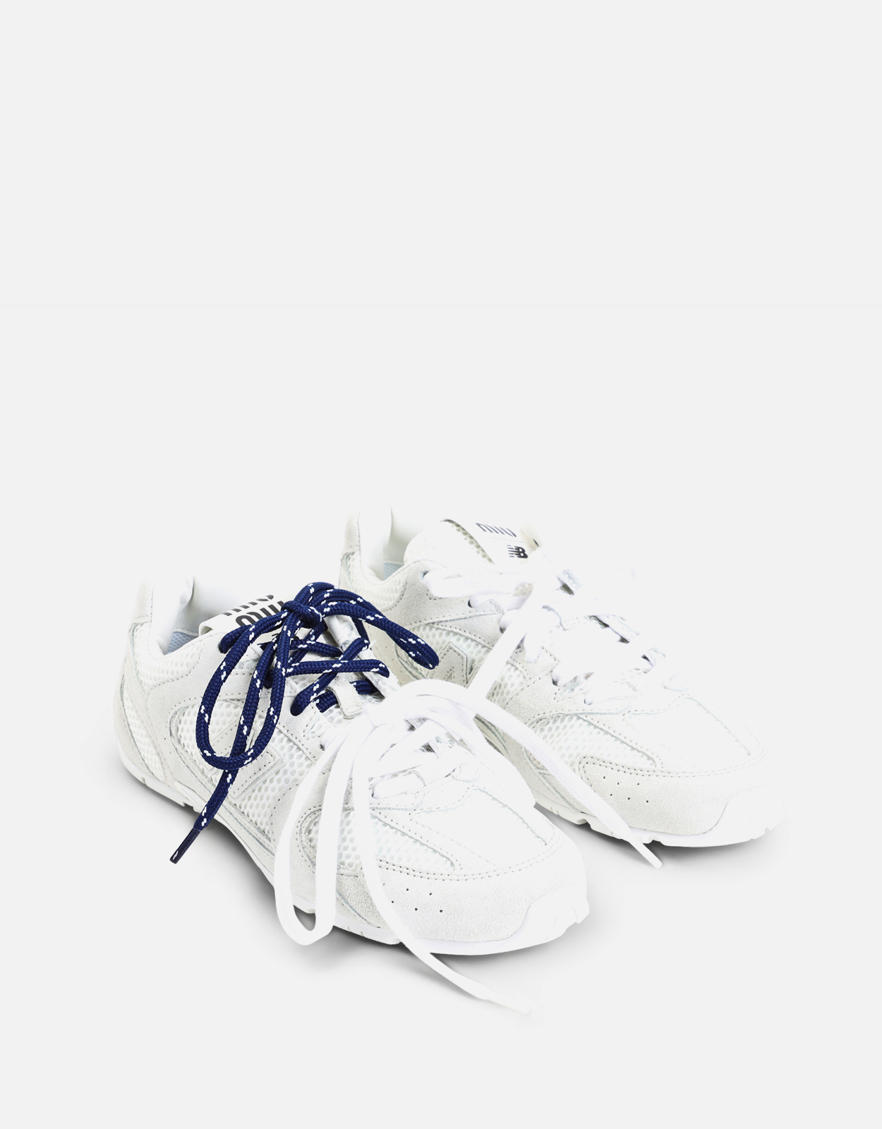 Miu Miu ニューバランスXミュウミュウ530SLスエードメッシュスニーカー