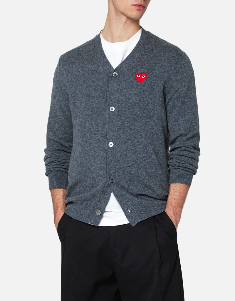 Comme des Garcons Play メンズ ウールカーディガン (アパレル,シャツ