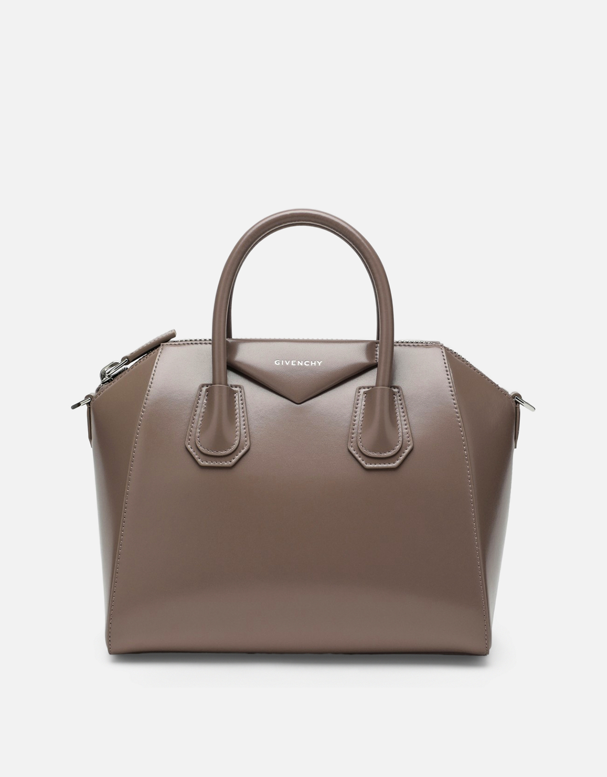 Givenchy アンティゴナスモールボックスカーフレザーハンドバッグ