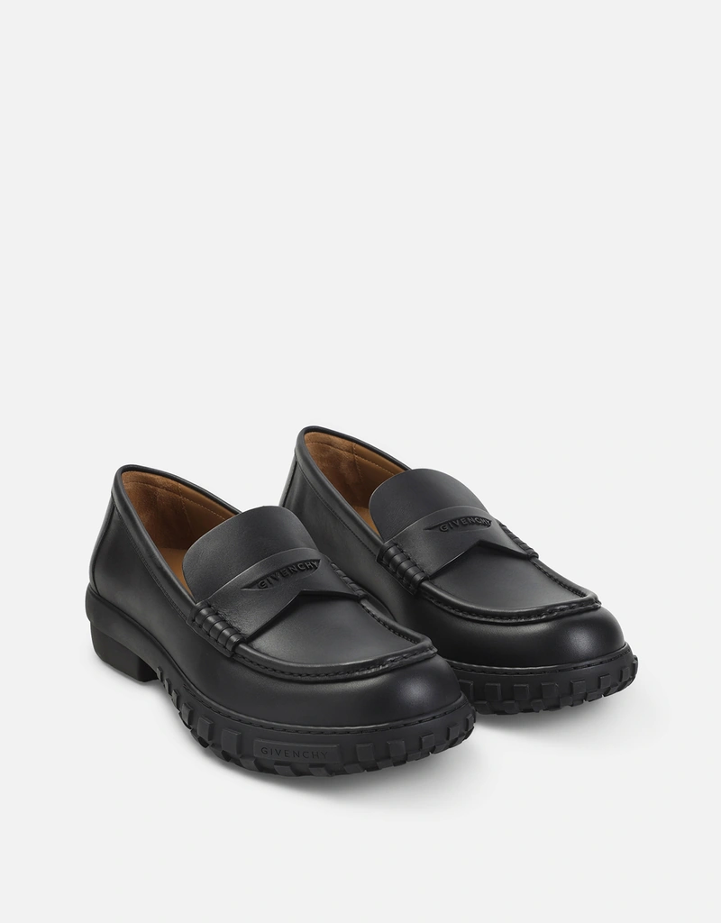 Givenchy メンズEchoカーフレザーローファー (すべての新品,シューズ