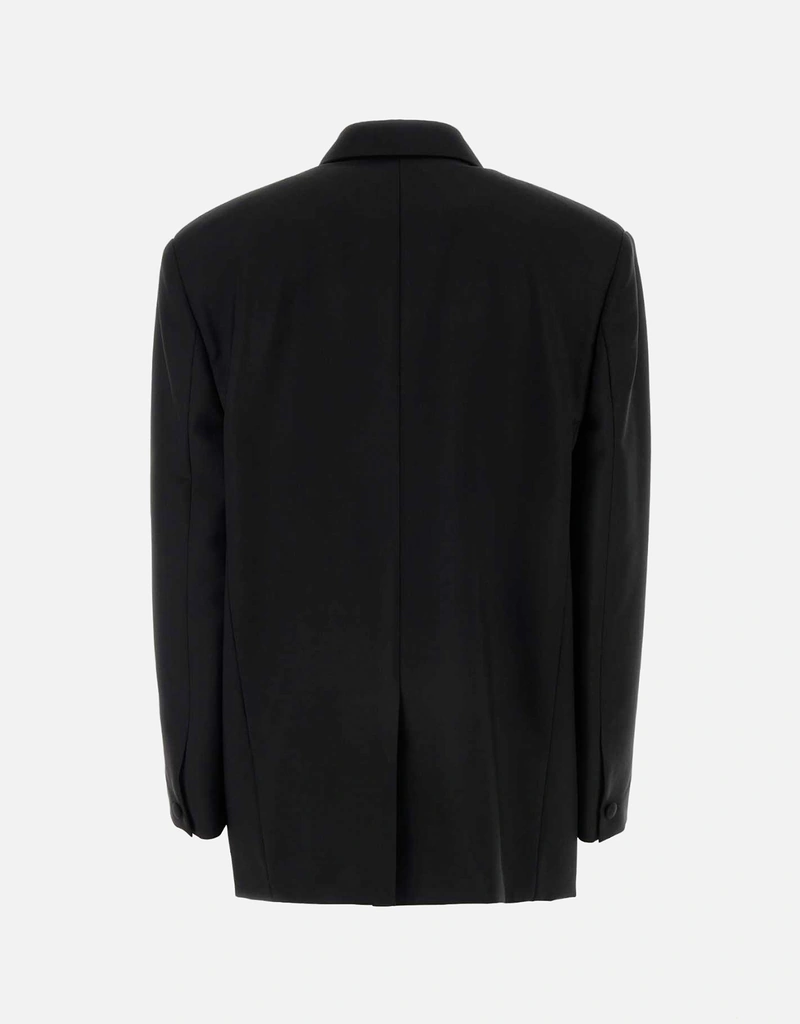 Givenchy ウールモヘアブレンドオーバーサイズダブルブレストブレザー