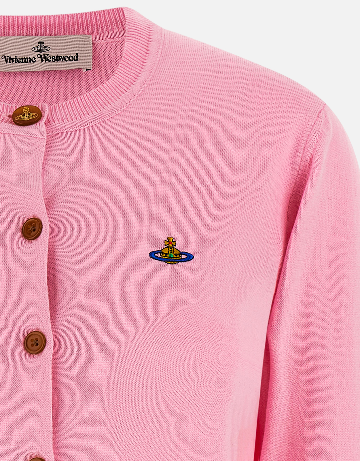 Vivienne Westwood ウールシルクロゴ刺繍カーディガン (すべての新品