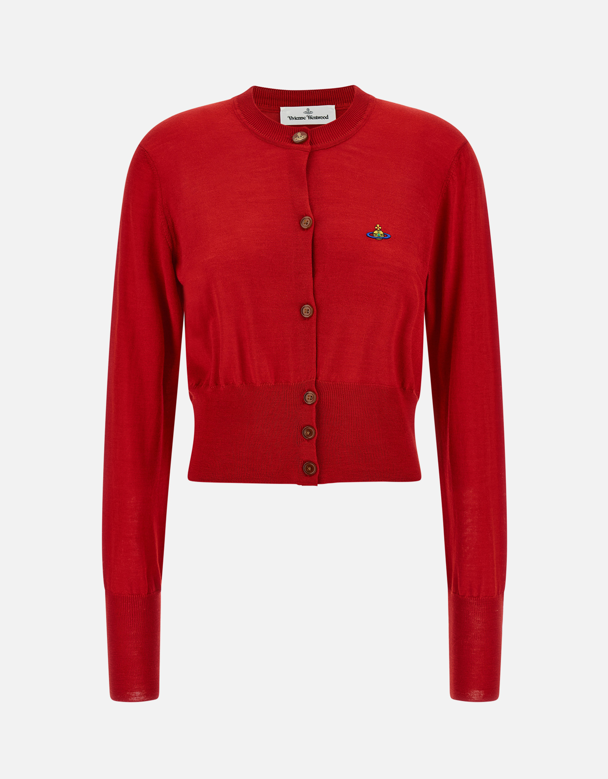 Vivienne Westwood Beaウールシルククロップドカーディガン (すべての