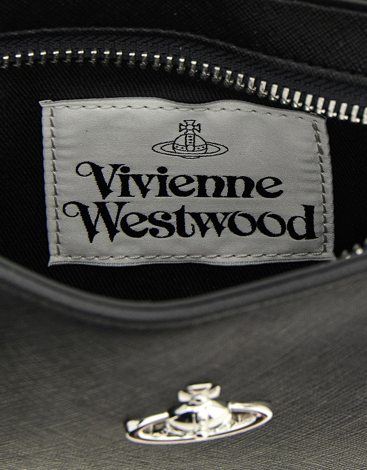 Vivienne Westwood Tasha Saffiano Embossed Shoulder Bag () IFCHIC.COM