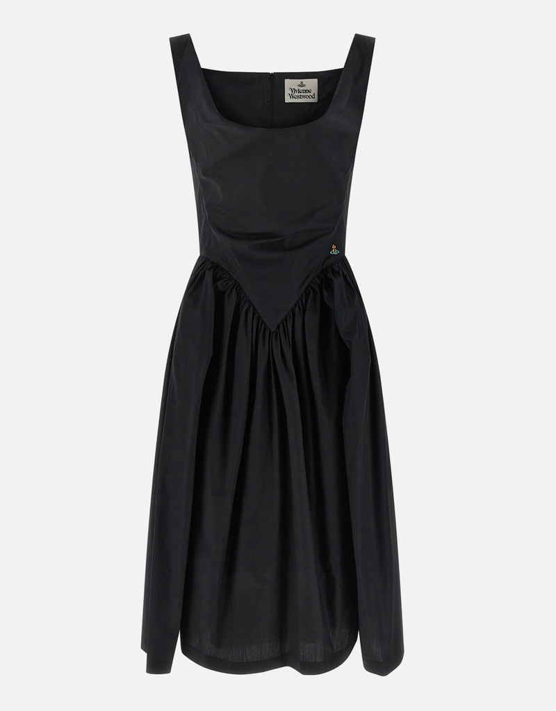 Vivienne Westwood サンデー オフショルダー コットン ミディドレス