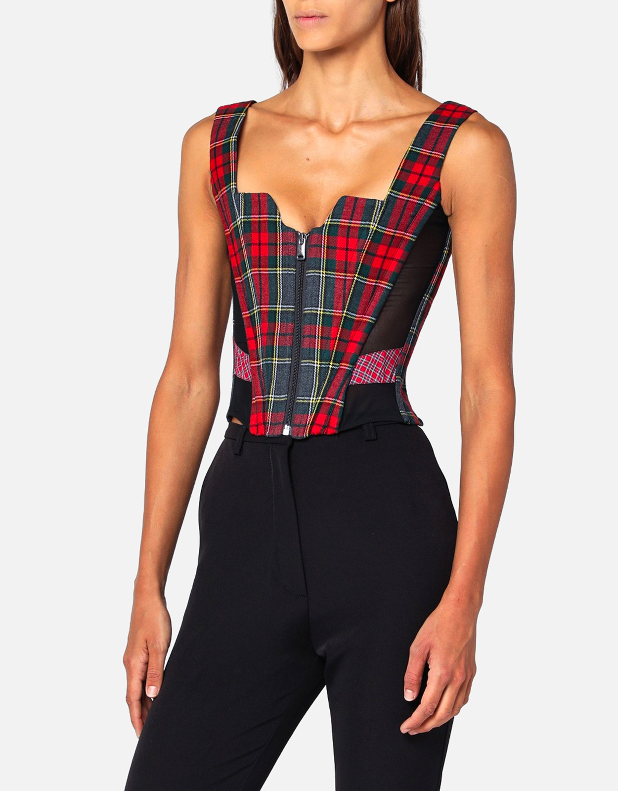 Vivienne Westwood ジュリエット ウール スカーレットタータン