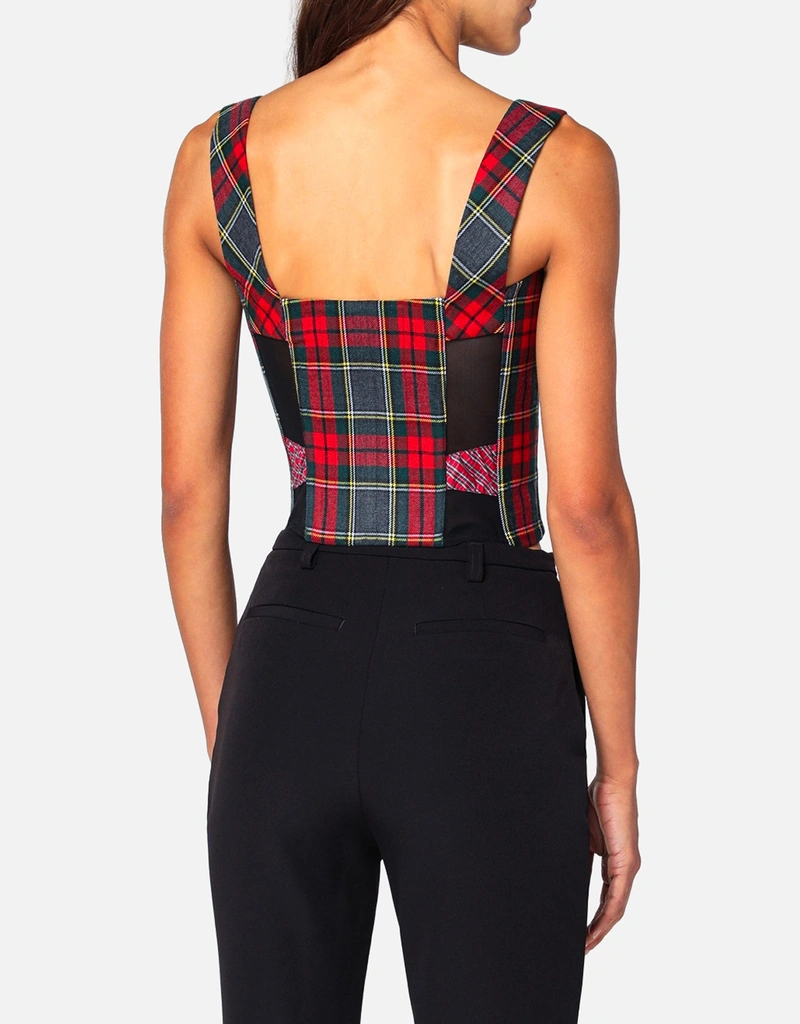 Vivienne Westwood ジュリエット ウール スカーレットタータン