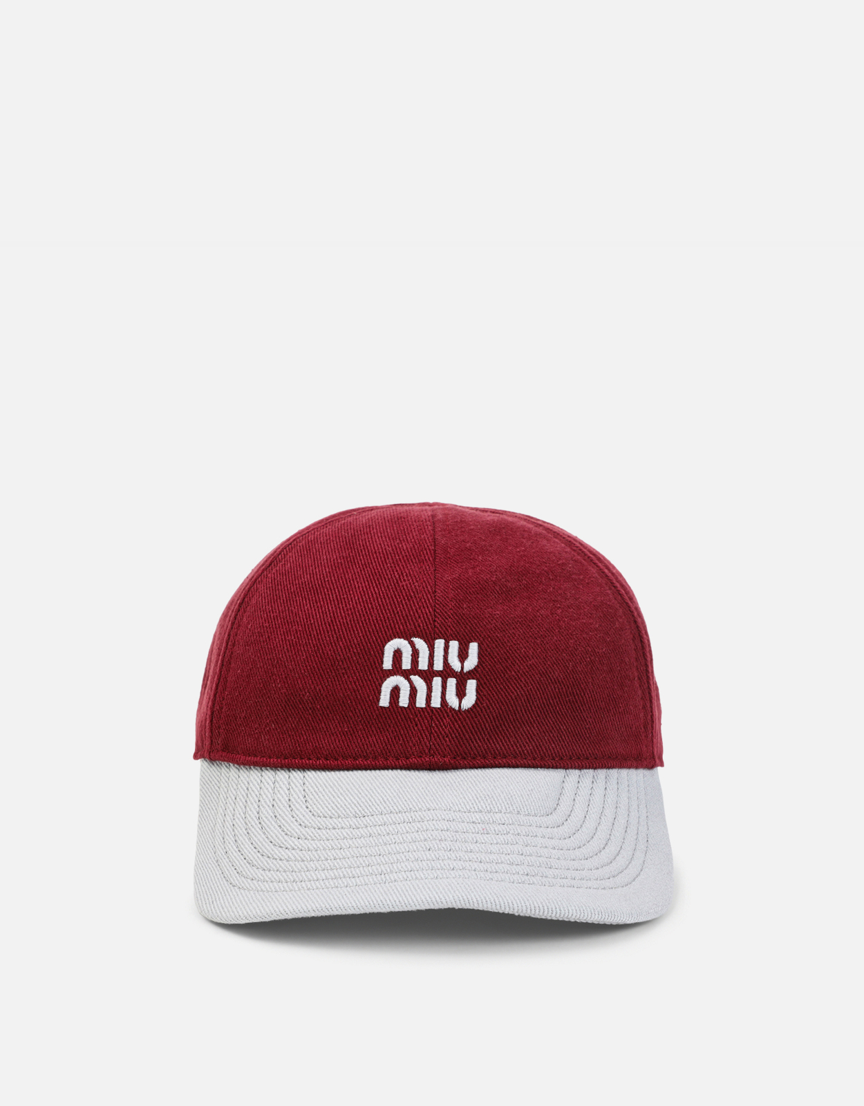 Miu Miu ドリルコットンベースボールキャップ () IFCHIC.COM