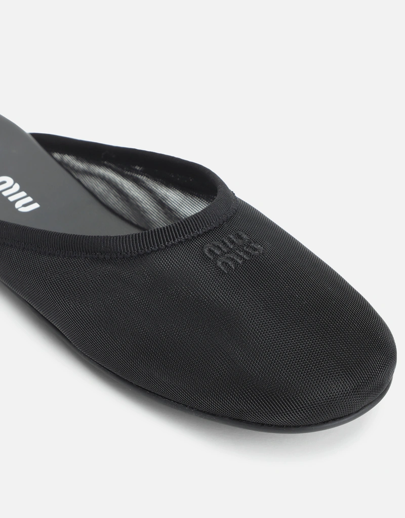 Miu Miu Leather Mule Shoes (すべての新品,シューズ) IFCHIC.COM