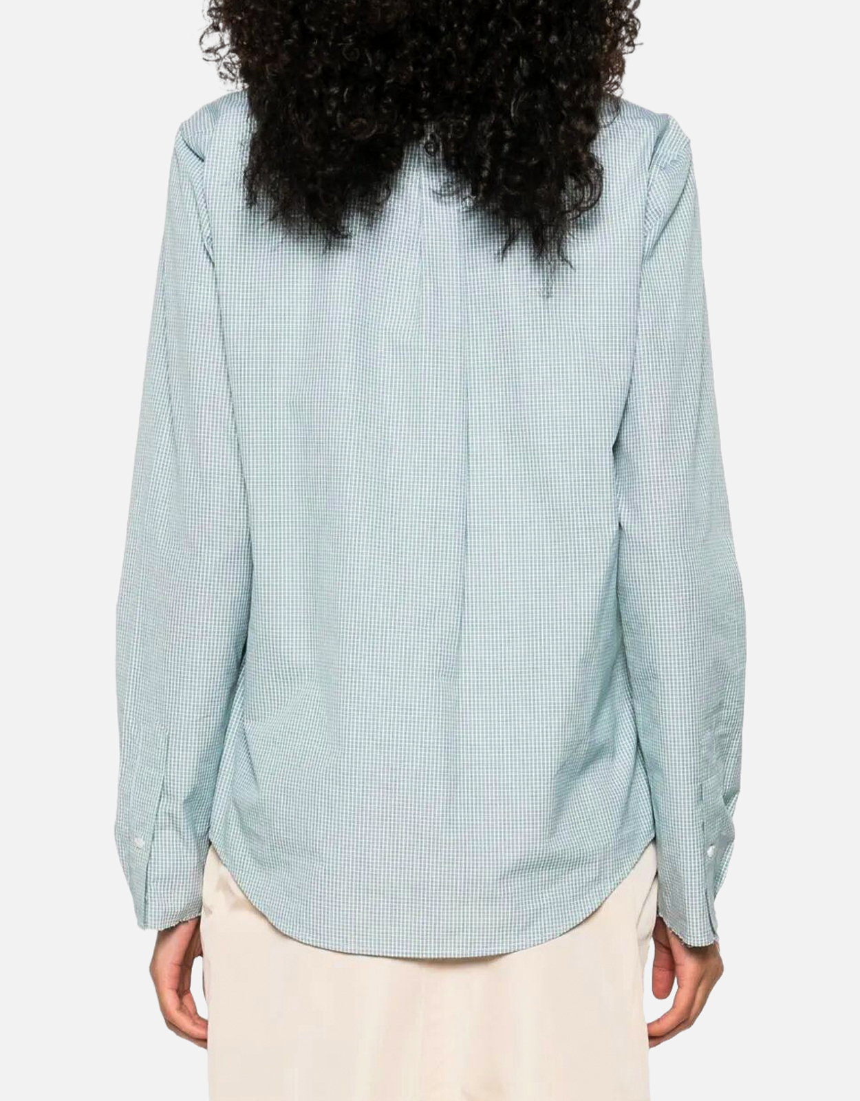 Miu Miu チェック柄コットンストレートフィットシャツ (すべての新品