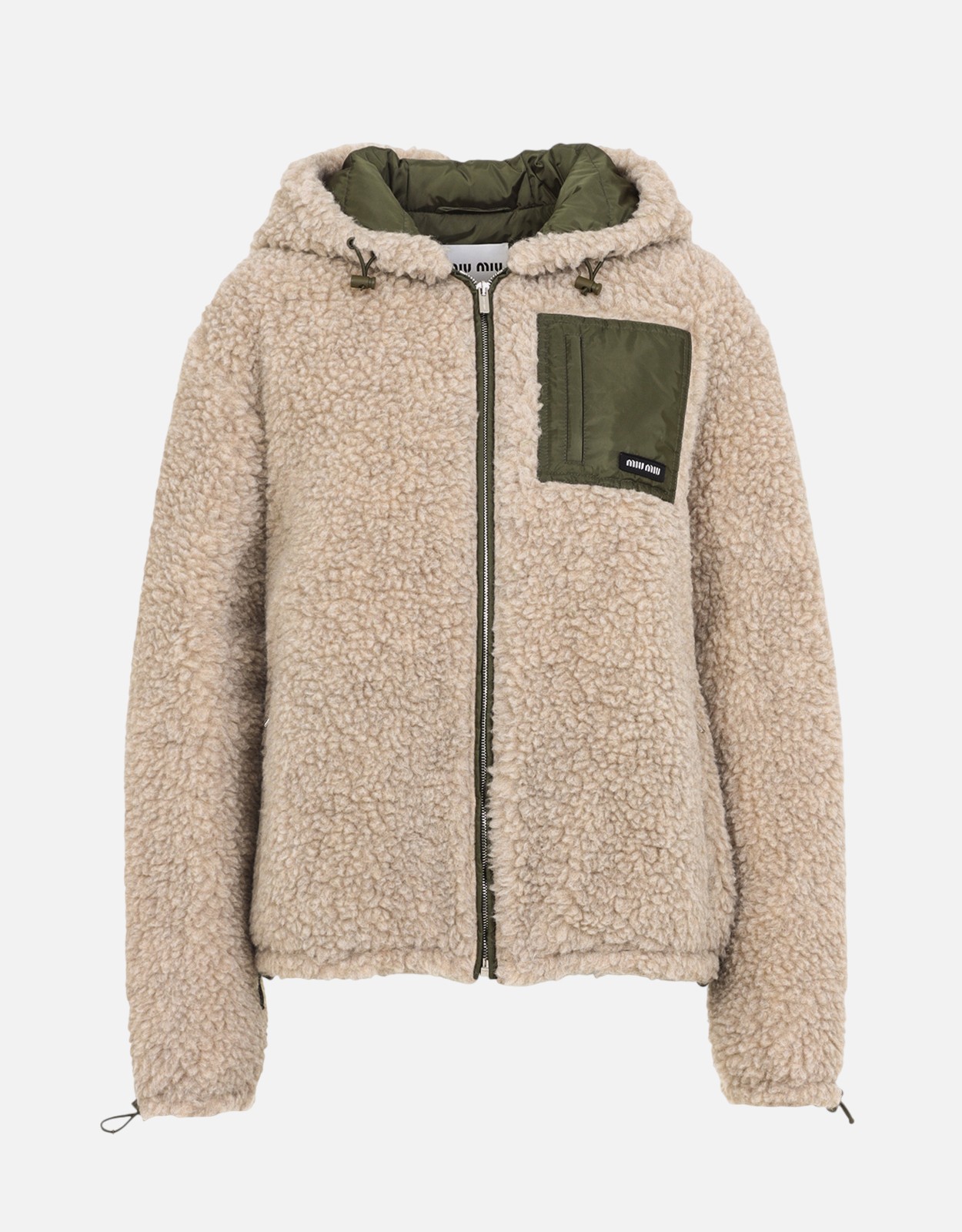 Miu Miu ミディアムウェイトテディダウンジャケット (すべての新品