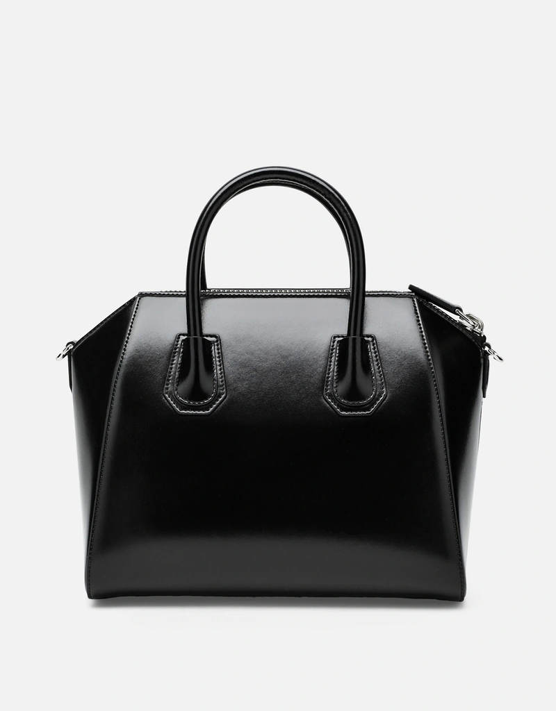 Givenchy アンティゴナ小型ボックスカーフスキンレザーハンドバッグ