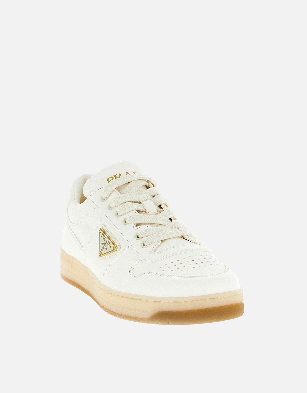 Prada メンズ Downtown ナッパレザー スニーカー () IFCHIC.COM