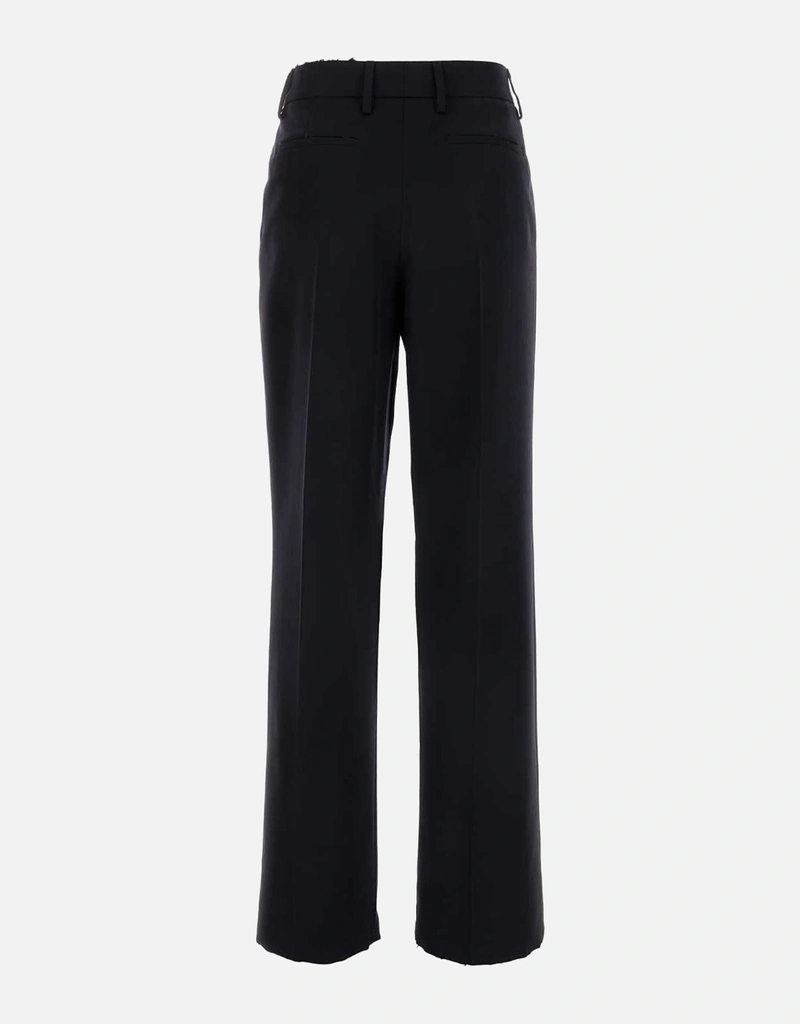 パンツ Archive PRADA wool baggy slacks black Prada メンズ ブラック ガバルディーニウールパンツ () IFCHIC.COM