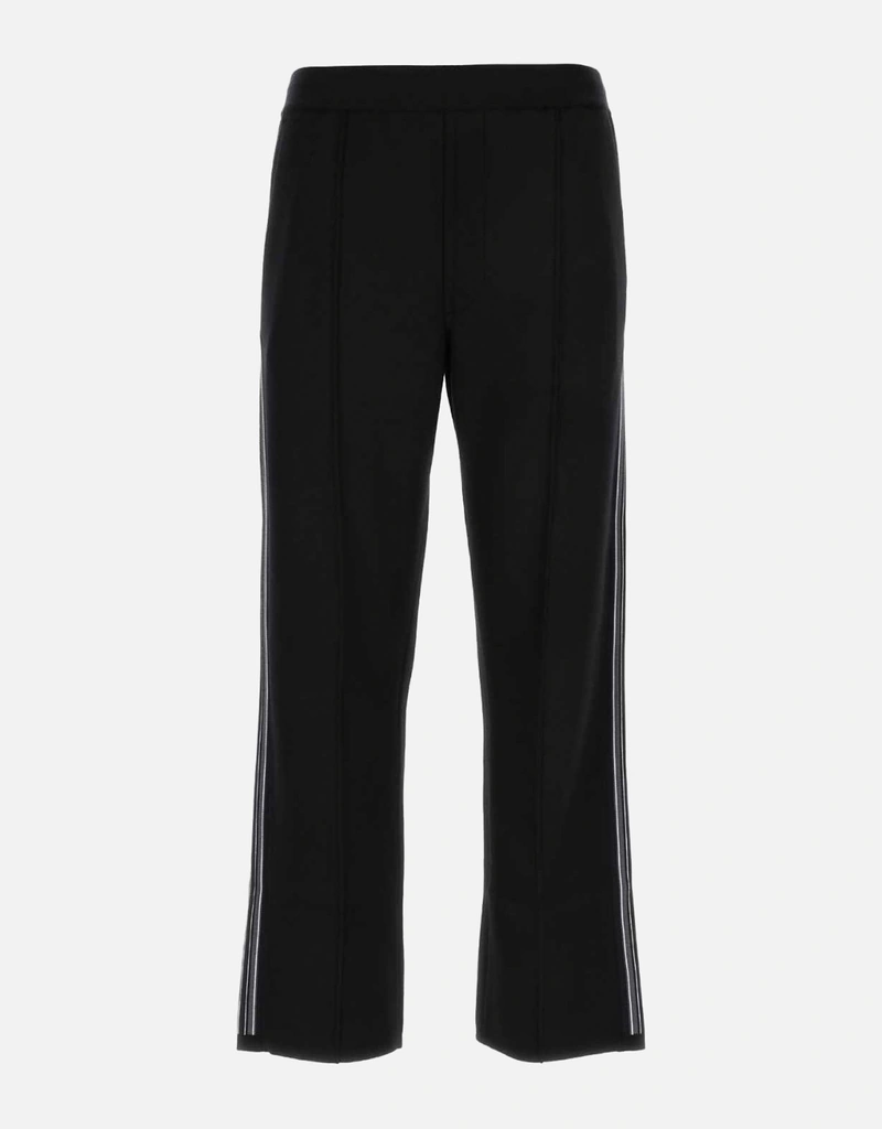 PRADA 90s フリースウールスラックス Prada メンズ ブラック ウール混パンツ () IFCHIC.COM