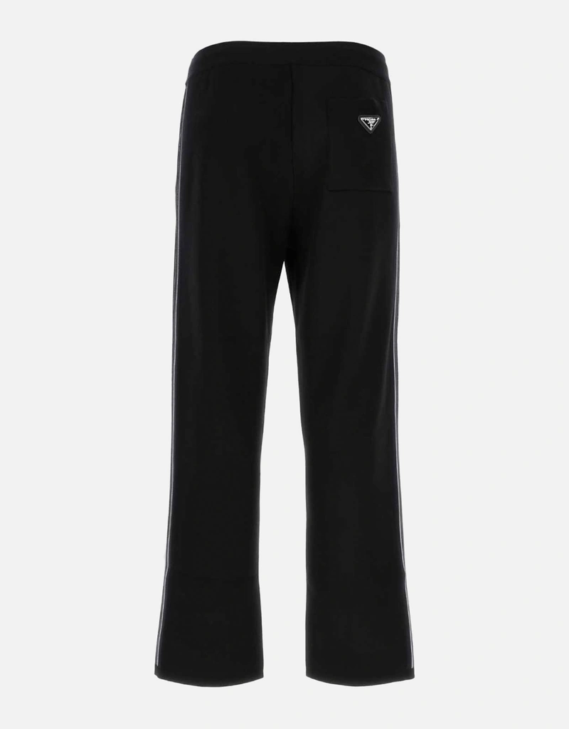 Prada メンズ ブラック ウール混パンツ () IFCHIC.COM