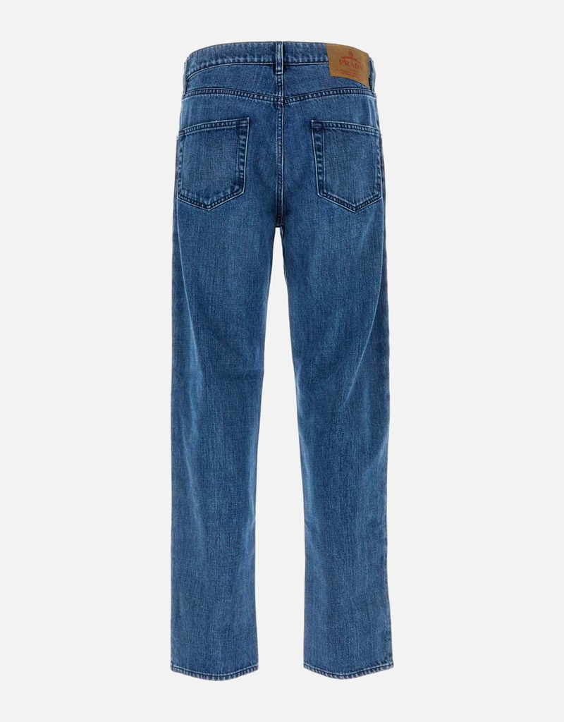 良品 PRADA デニム パンツ ボトム ブーツカット メンズ ロゴ 40 人気 Prada メンズデニムジーンズ () IFCHIC.COM