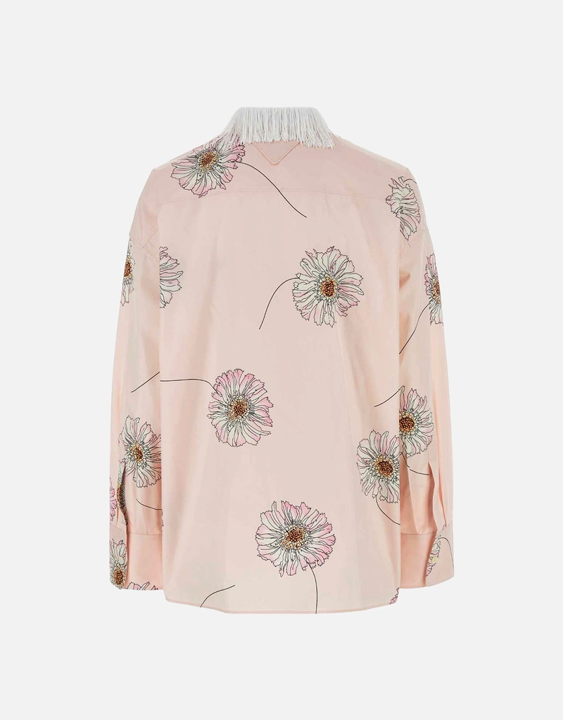 Prada プリントポプリンオーバーサイズシャツ () IFCHIC.COM