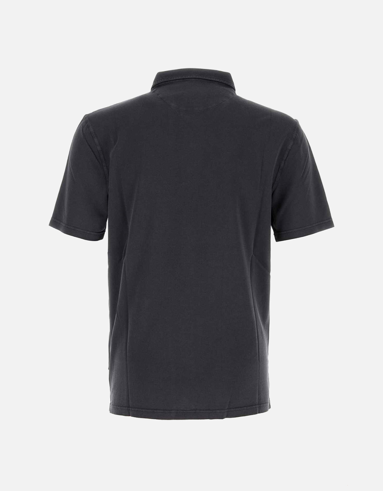 Prada メンズ チャコール コットンピケ ポロシャツ () IFCHIC.COM