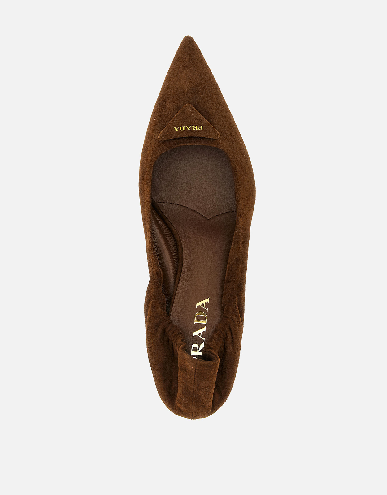 PRADA ブラウン スエード ハイヒール Prada スエード ポインテッド パンプス () IFCHIC.COM