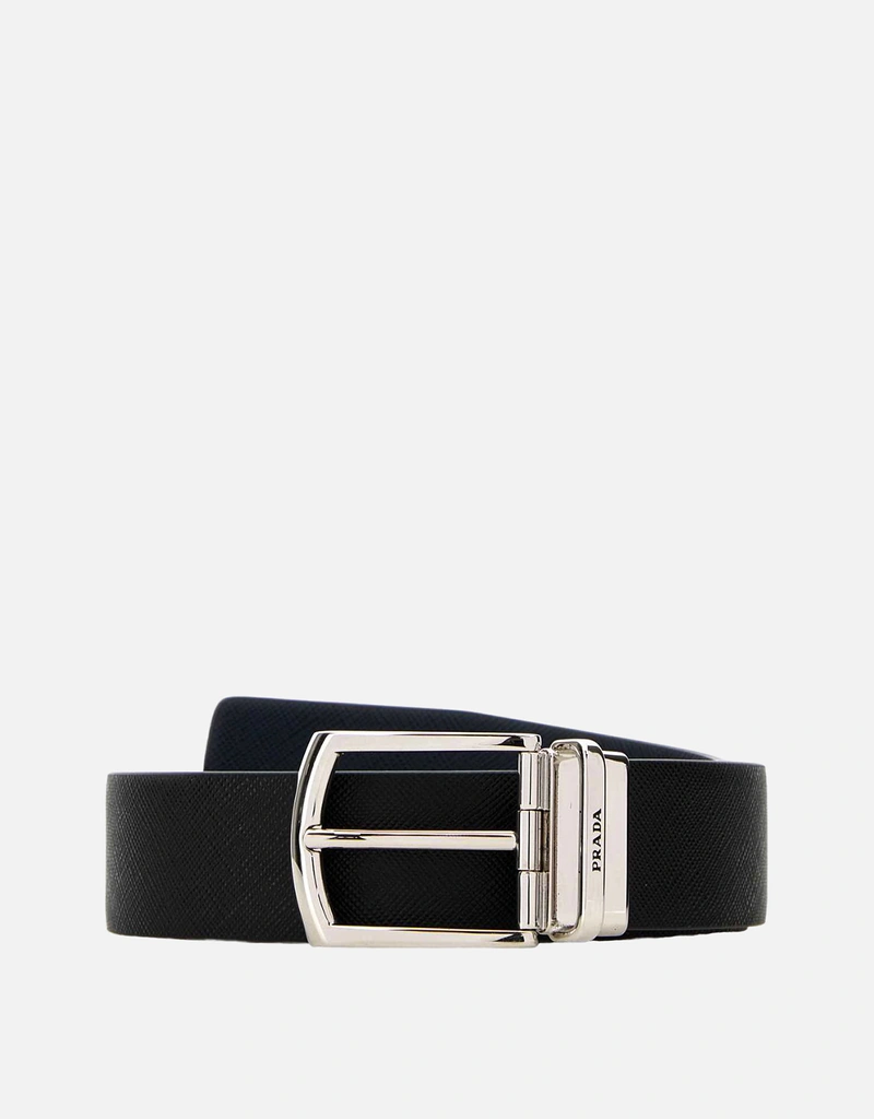 Prada メンズリバーシブルサフィアーノカーフレザーベルト () IFCHIC.COM