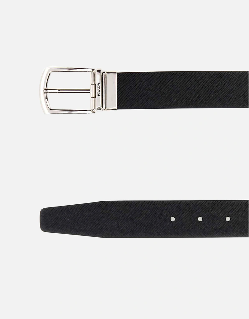 Prada メンズリバーシブルサフィアーノカーフレザーベルト () IFCHIC.COM