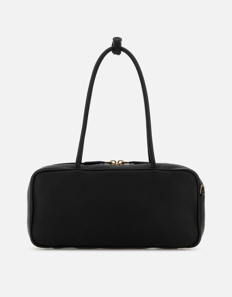 Prada ブラック ペブル鹿レザーショルダーバッグ () IFCHIC.COM