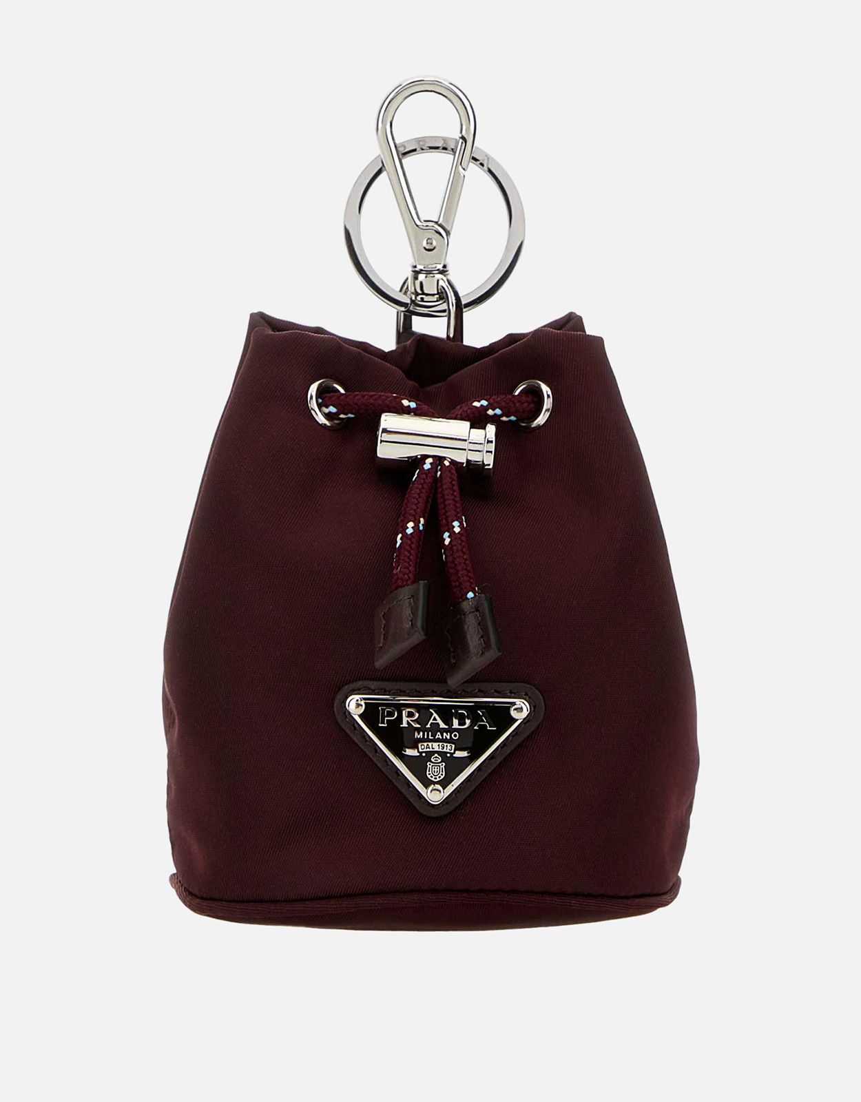 PRADA キーチェーン Prada メンズ ミニ アイコン リナイロン キーチェーン チャーム