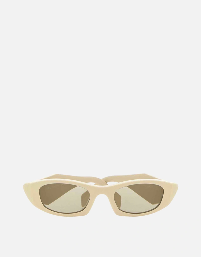 Pradaサングラス　ベージュホワイト Prada シンボル アセテートサングラス () IFCHIC.COM