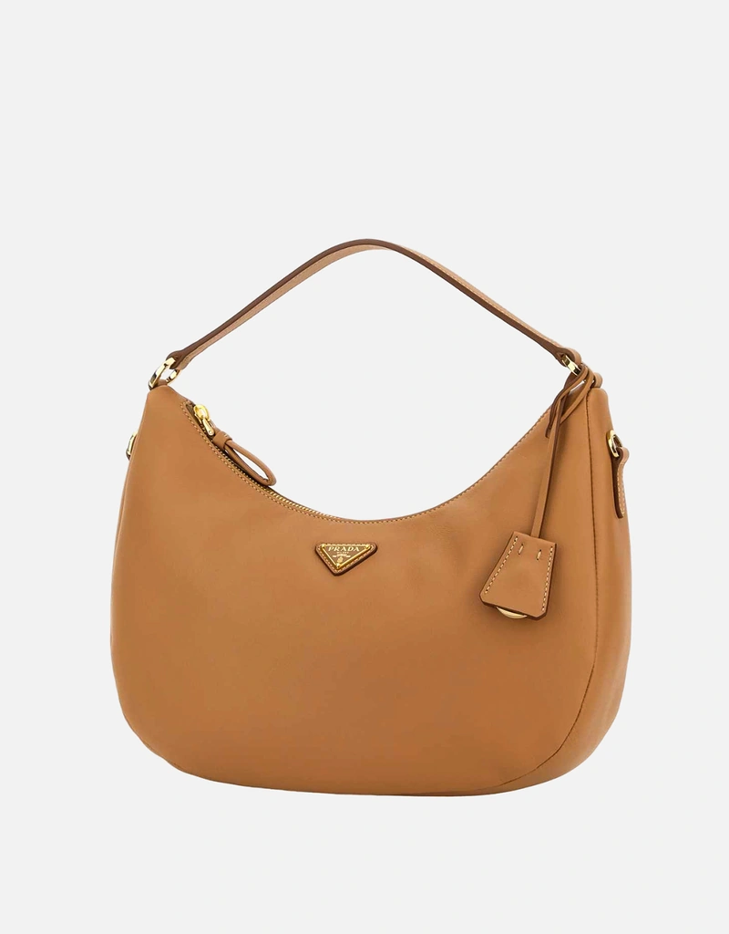 Prada キャメルレザーハンドバッグ () IFCHIC.COM