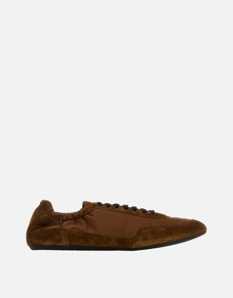 Prada メンズナイロンとスエードスニーカー () IFCHIC.COM