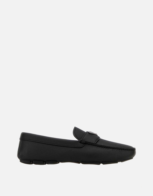 Prada ローファー　黒ブラック　35.5 プラダ PRADA ローファー オックスフォード ブラッシュドレザー