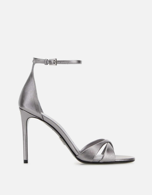 Prada シルバーレザーサンダル () IFCHIC.COM