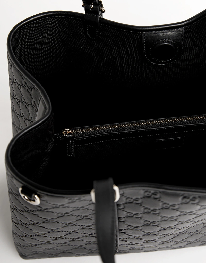 Gucci GGエンブレム大きいレザートートバッグ () IFCHIC.COM