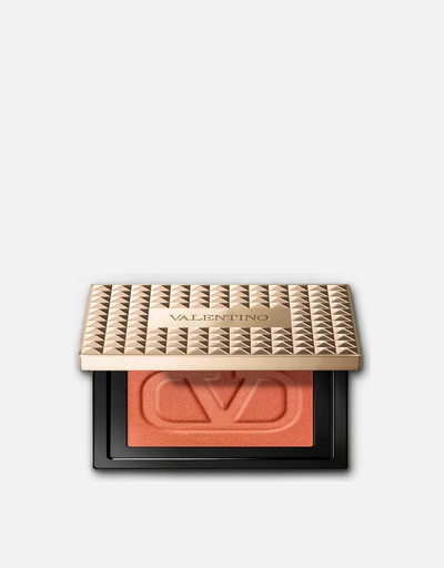Valentino Beauty カラクラッシュコンパクトブラッシュ-ヌードで際立つ