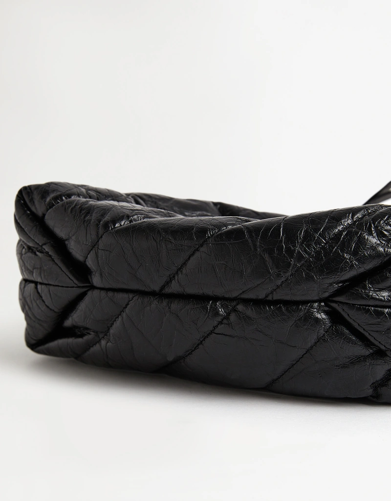 Balenciaga クラッシュトート牛革チェーンショルダーバッグ () IFCHIC.COM