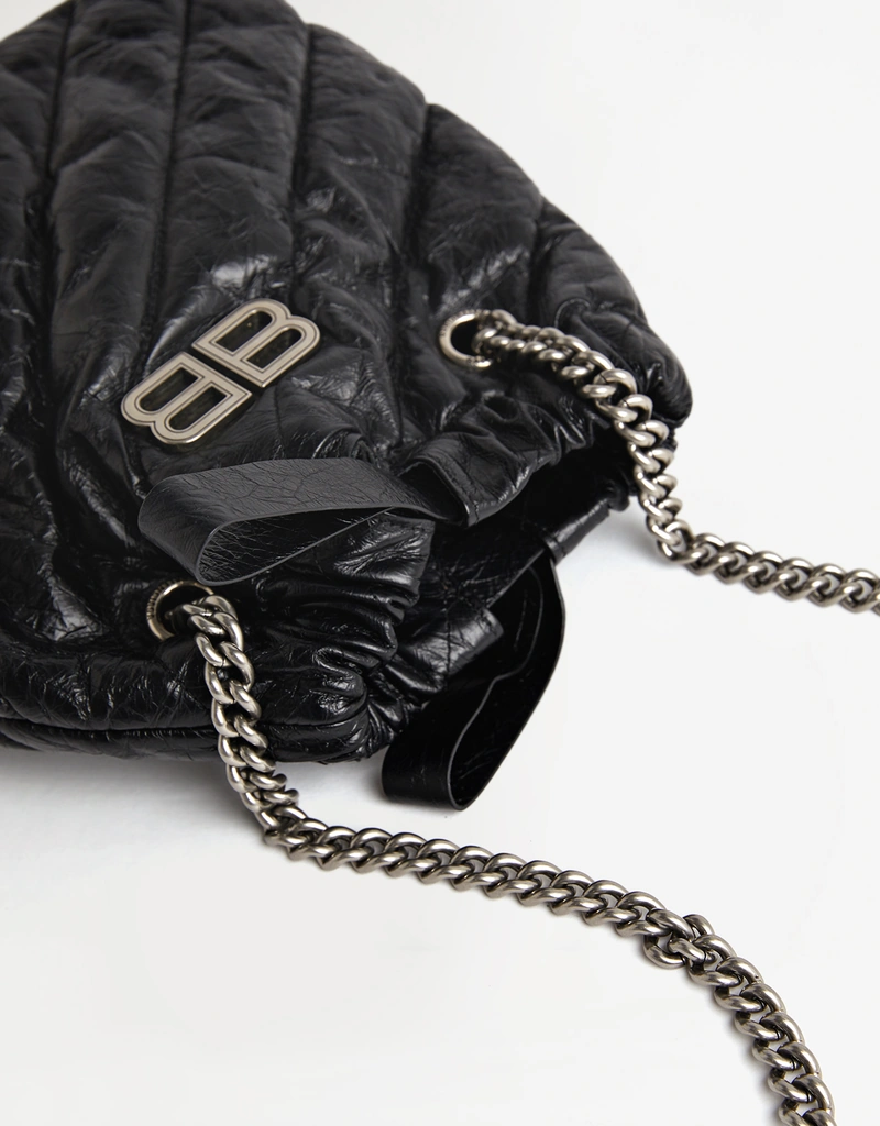 Balenciaga クラッシュトート牛革チェーンショルダーバッグ () IFCHIC.COM
