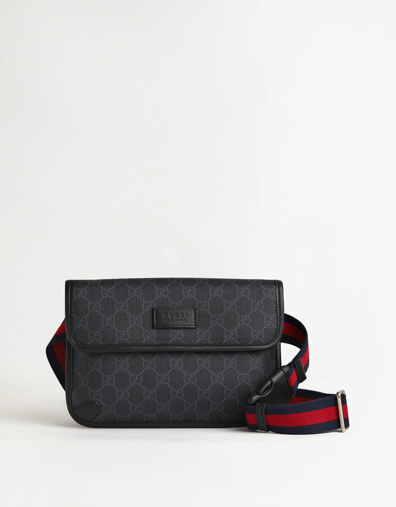Gucci メンズGGスプリームスモールキャンバスベルトバッグ () IFCHIC.COM
