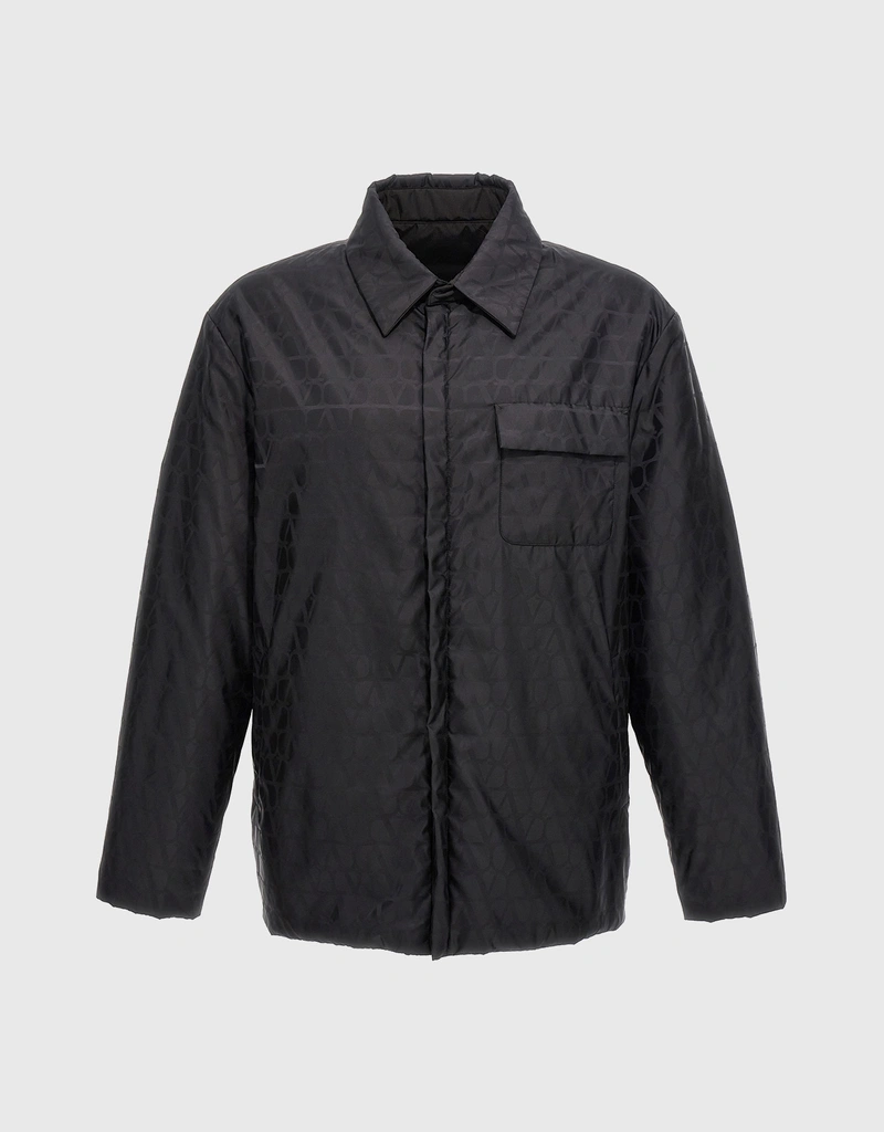 Valentino Garavani メンズトワレアイコノグラフパッド入りシャツ