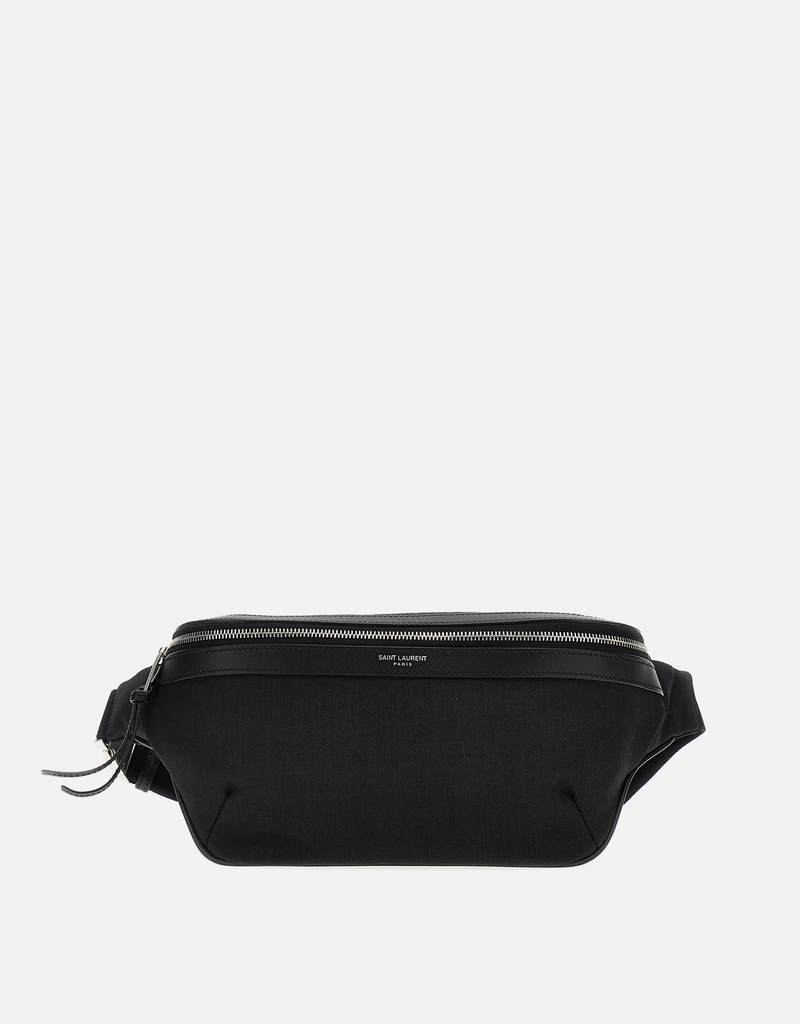 Saint Laurent メンズクラシックキャンバス調節可能クロスボディバッグ