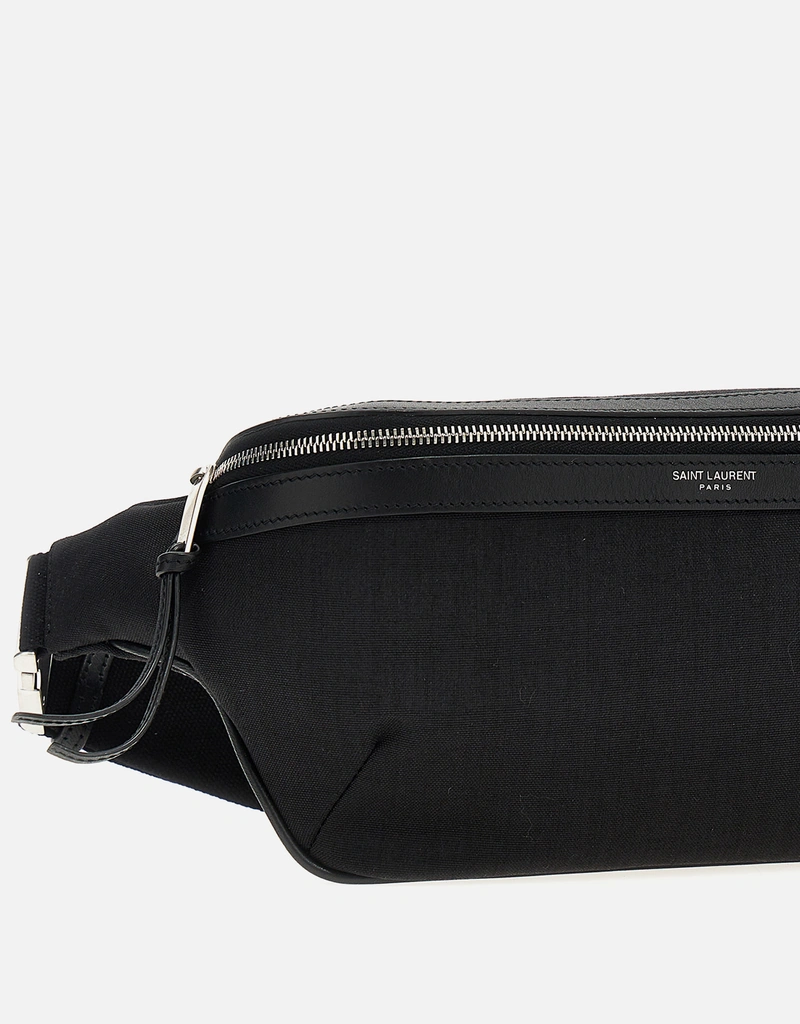 Saint Laurent メンズクラシックキャンバス調節可能クロスボディバッグ