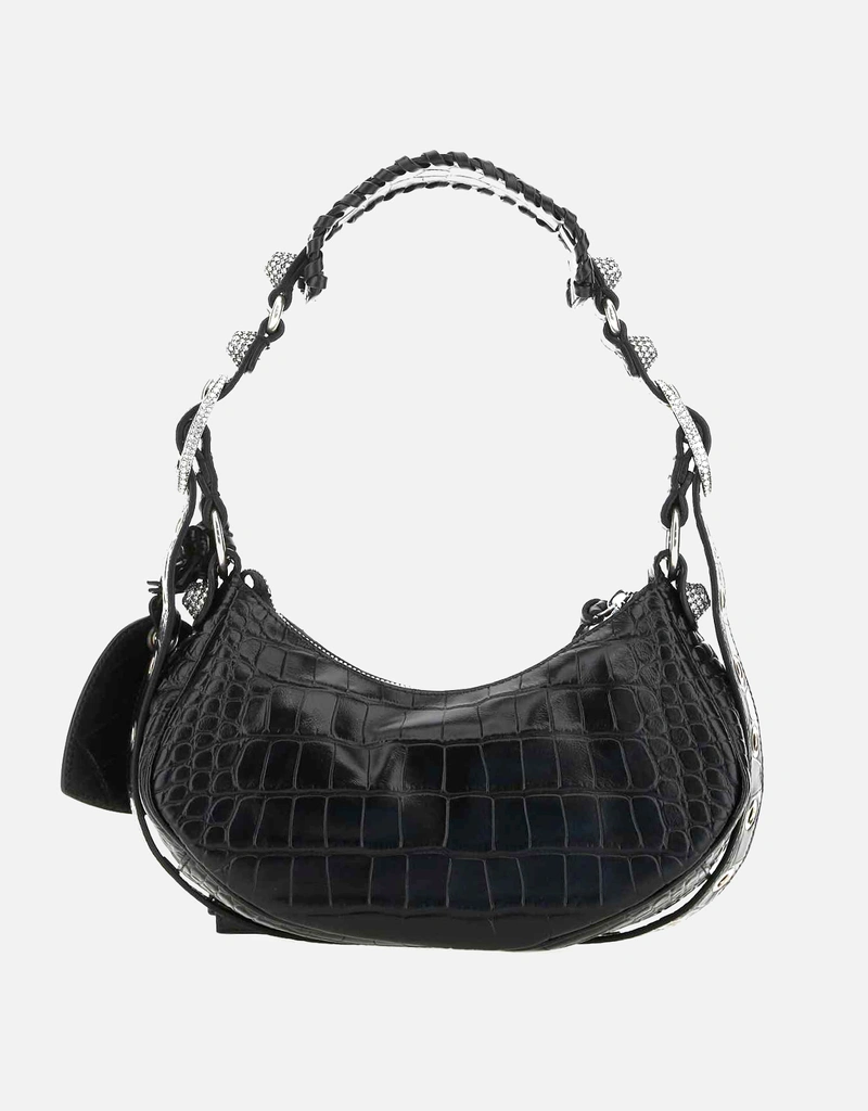 Balenciaga ブラックレザールカゴールXSショルダーバッグ () IFCHIC.COM