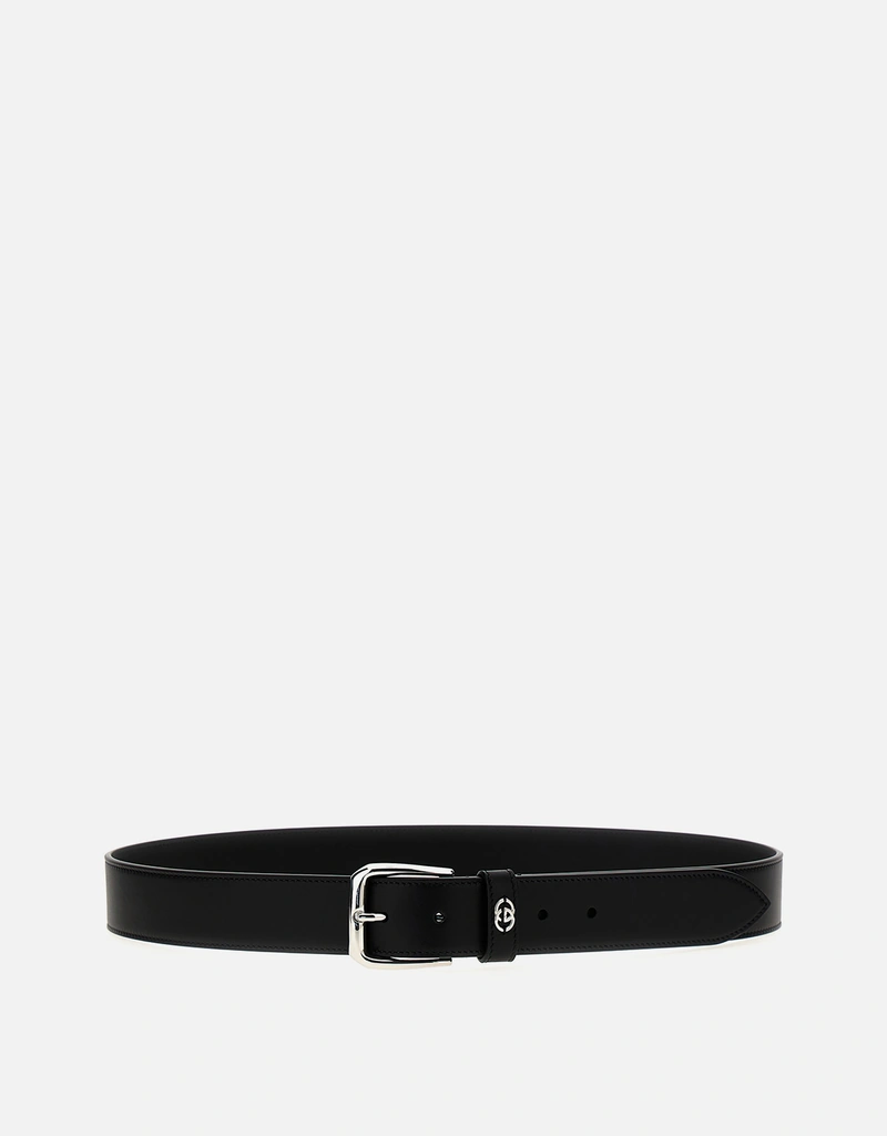 Gucci メンズ カーフレザー ベルト インターロッキングGディテール付き